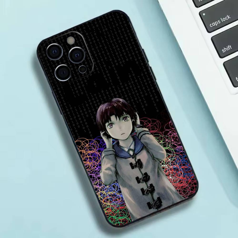 S-Serial Experiments L-Lain Phone Case Silicone Soft For IPhone 17 16 15 14 13 12 11 X XR Plus Pro Max Plus