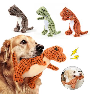Cats and Dogs Pet Plush Dinosaur Toys Interactive Dog Chew Toys Plush Stuffing Pet Supplies Dog Toys for Small Dogs