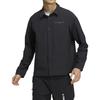 Adidas Polo Button Long Sleeve Jacket Men jackets Black HN2048