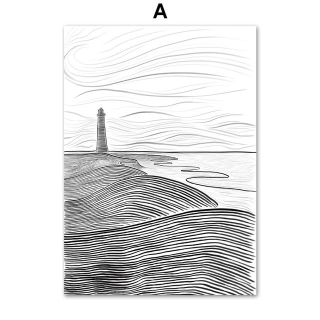 

Дания природа пляж пшеничная ферма прибрежная настенная живопись холст картины плакаты на скандинавскую тему и принты настенные панно для декора гостиной 21cm×30cm NoFrame