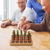 Lochplattensystem für Fingerübungen Handrehabilitation Holz-Lochplatte Hand-Auge-Koordinationstraining Handübungsplatte für Feinmotorik
