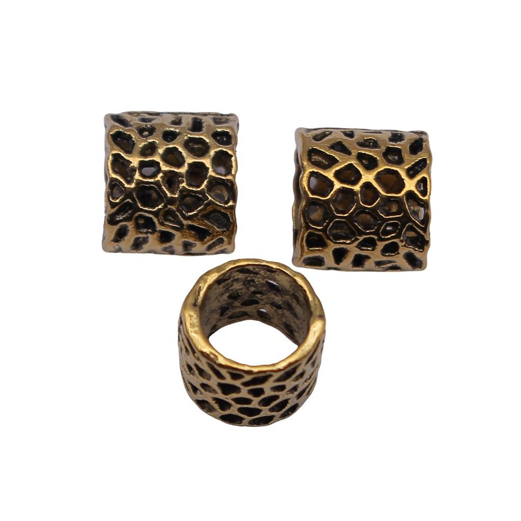 Tribal Pattern Tube Beads Charms Braided Spacer Beading For Jewelry Materials