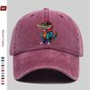 Pc Fashion Cartoon Crocodile Pattern Glasses Print Baseball Cap Home Leisure Decor Hat Cute Cartoon Print Papa Cap Adjustabl