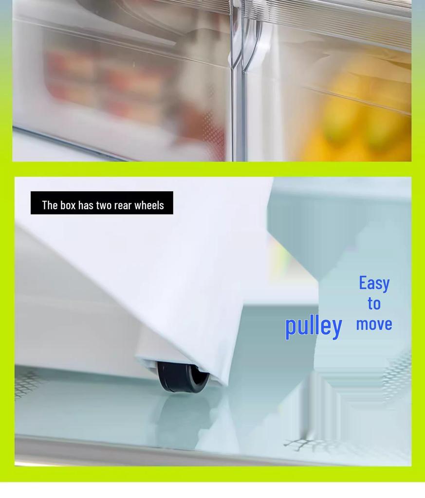 Dubbelskikts kylskåpsdryckesförvaringsorganisatör för öl- och colaburkar