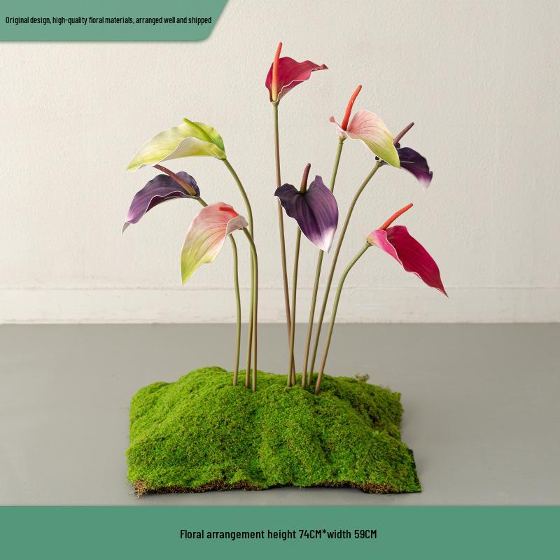 Monet Garden Artificial Floral Window Display and Landscaping Decorations