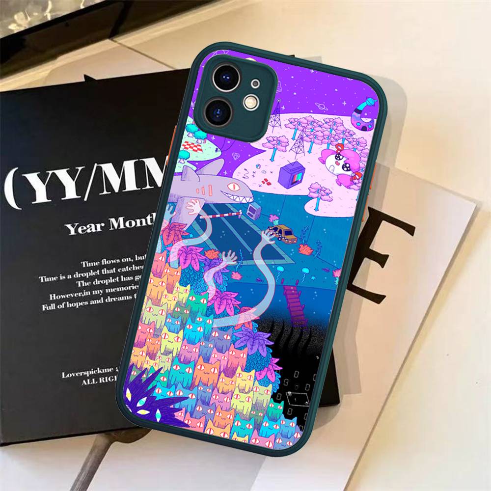 O-Omori Game Phone Case For iPhone 16 15 14 13 12 11 Pro Max 7 8 6 6s Plus Matte Cover