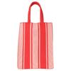 Sac Cabas Tricoté Rayé Vibrant Durable Sacs Cabas pour Femmes Rose Orange 1282419001