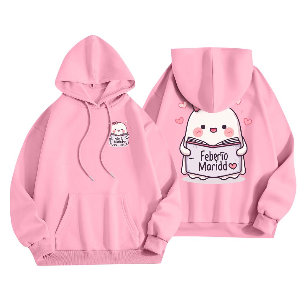 Children's Casual Fashion Halloween Print Long-Sleeved Hooded Sweatshirt