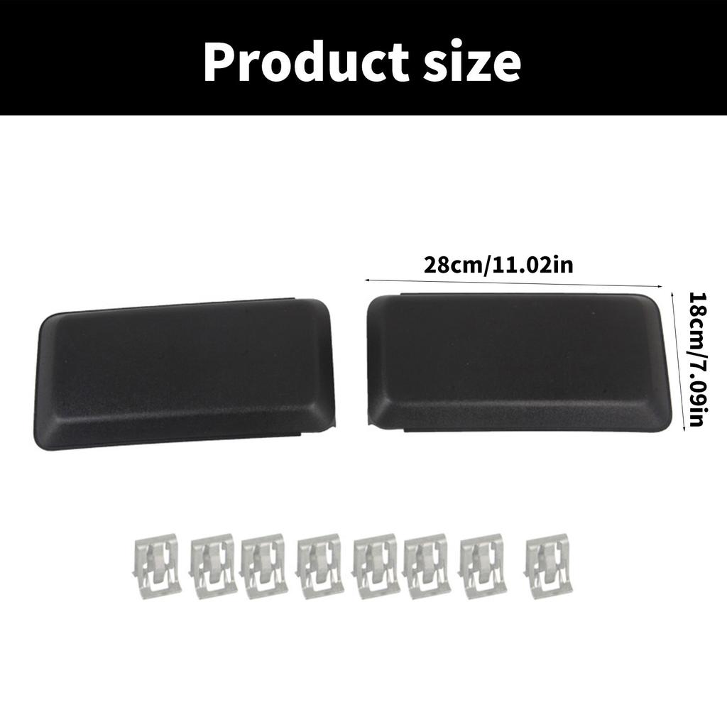 ABS Bumper Guard Pads Insert Replacements set Simple Installation Bumper Guard Pads Insert Wear-resisting for Car F150