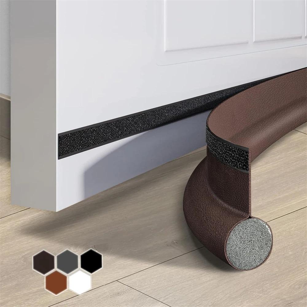 

1PC 96cm/37.79inch Windproof Seal Strip Stopper Door Bottom Guard Double Protector Doorstop Dust-proof Blocker Sealer Soundproof кофейный