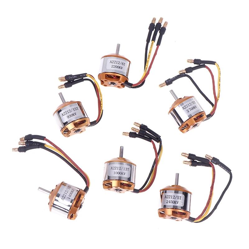 A2212 Brushless Motor 930/1000/1400/2200/2450/2700KV For RC Aircraft Plane Multi-copter Brushless Outrunner Motor