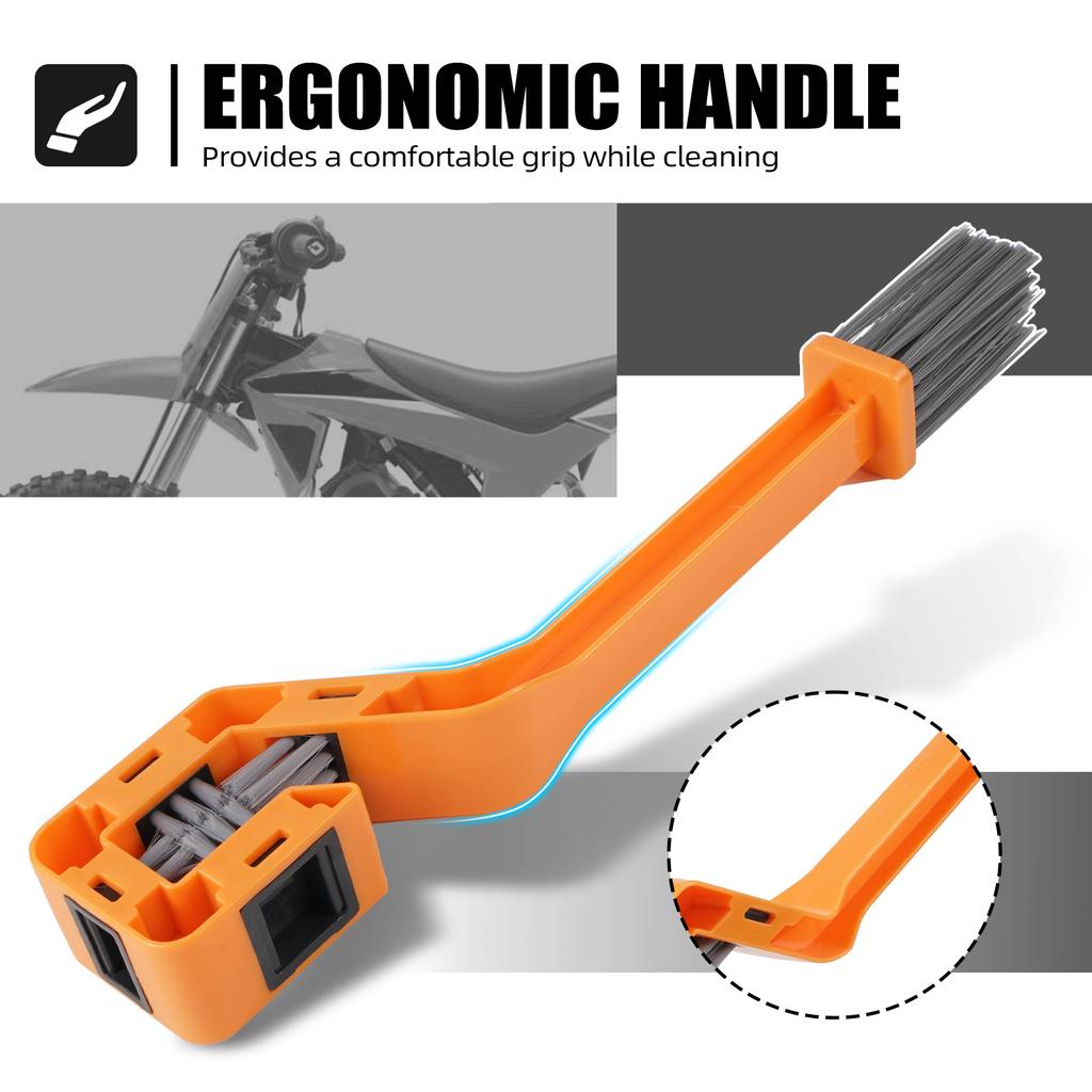Gear Chain Cleaning Brush Tool For KTM EXC 300 For Husqvarna TE 300 GasGas EC Beta RR 300 Honda Yamaha Suzuki Kawasaki Sherco