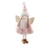 Christmas Angel Girl Dolls Ornaments Xmas Tree Pendant Hanging Decoration For Home New Year Decor Supplies 2024 Kids Gifts