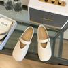 Retro Woven Girl Style Bag Head Single Shoes 2025 Summer New Mary Jane One-word Buckle Strap Flat Women's Shoes