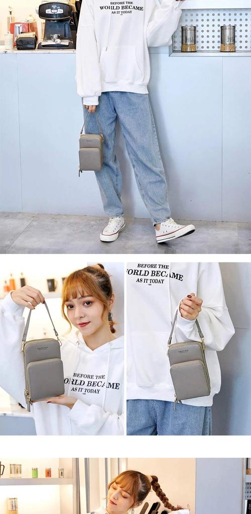 2021 New Multifunctional Smartphone Case Smartphone Pouch with Shoulder Bag Mobile Phone Card Small Item Case Pouch Large Capacity Bag Shoulder Bag