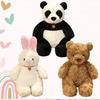 Adorable Rabbit And Panda Plush Toys For Kids' Birthday Gifts