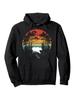 All-Season Hoodie - Black Pullover Sweatshirt with Polar Bear