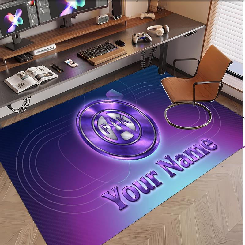 Personalized Crystal Velvet Carpet Austria Wien FC Pattern Non Slip Floor Rug