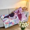 Throw High-Density Short Plush Blanket For Sofa Nap Air-Conditioned Room Soft Skin-Friendly Anime My Happy Marriage