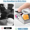 1Pc Extra Large Hat Organizer for Baseball Caps Stackable Baseball Cap Organizer Storage Box with Dual Clear Windows JT529