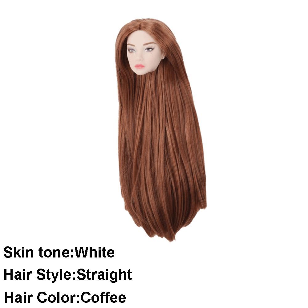 European Face Doll Head White Normal Tan Skin Fashion Doll Head  for 11.5 Inch BJD Doll Body