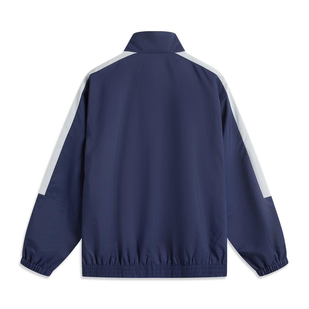 Li-Ning Sports Lifestyle Series Long Sleeve Windproof Breathable Water Resistant Jacket Men Jacket Sailor-Blue AFDV177-2