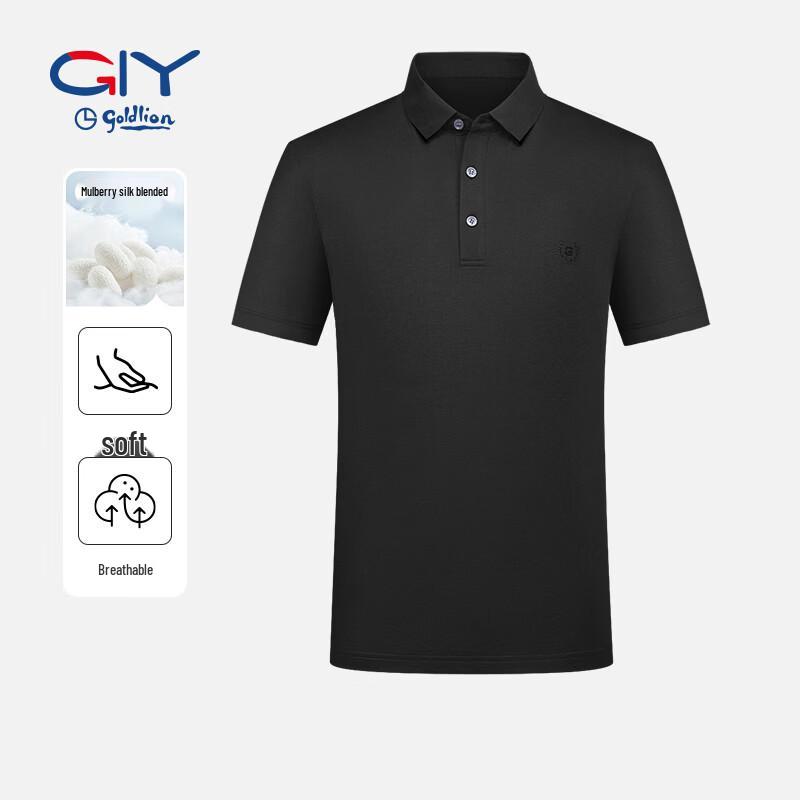Goldlion Men s Silk Blend Short Sleeve Polo Shirt XL
