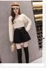 Women's Casual High-Waisted Wool-Blend Wide-Leg Shorts - Early Autumn/Winter 2026