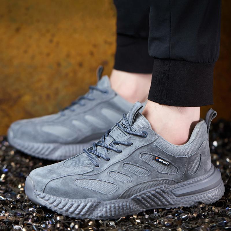 Sicherheitsschuhe Herren Zehenschutzkappe Verbundstoff Isolation 6Kv Arbeitsschuhe Leichtgewicht Komfort Schutzschuhe Durchstichsichere Arbeitsstiefel Herren