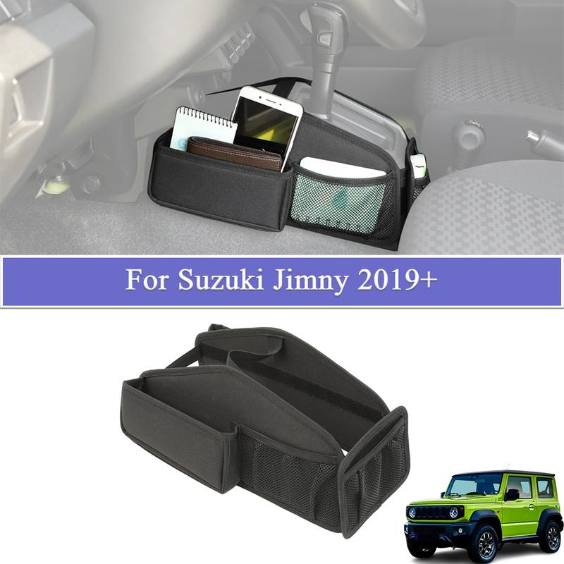 Center Console Gear Shift Side Organizer Stoarge Bag for Suzuki Jimny JB64 JB74 -2026 Interior Storage Accessories Tidying