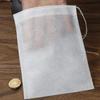 100-500PCS Disposable Tea Bags Filter Paper Non-woven Sealing Teabags with Drawstring Kitchen Teaware Coffee Loose Tea Spice Bag