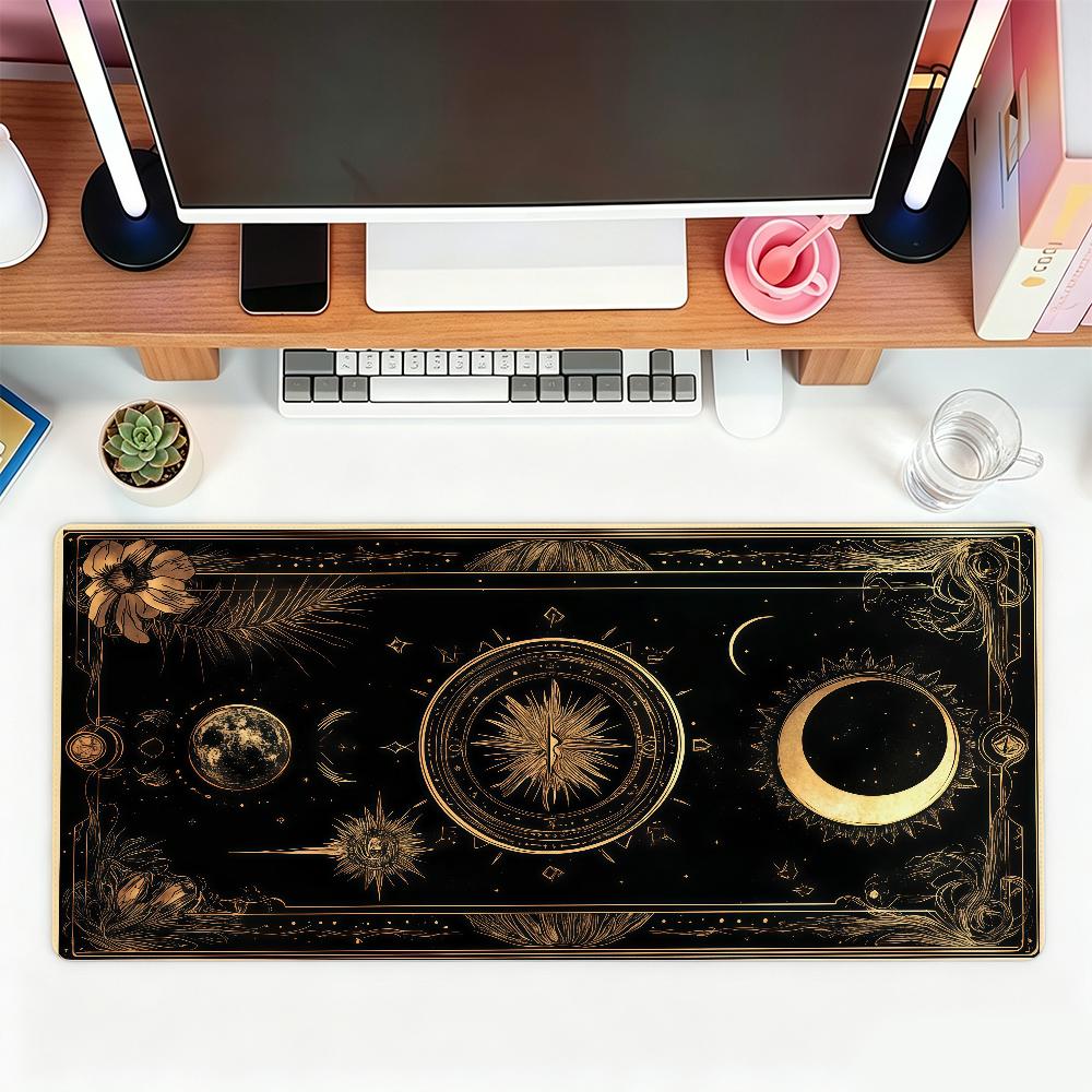 Tappetino Mouse Carta dei Tarocchi Magia Artistica Per Ufficio, Gaming e Tastiere Antiscivolo Grande Impermeabile
