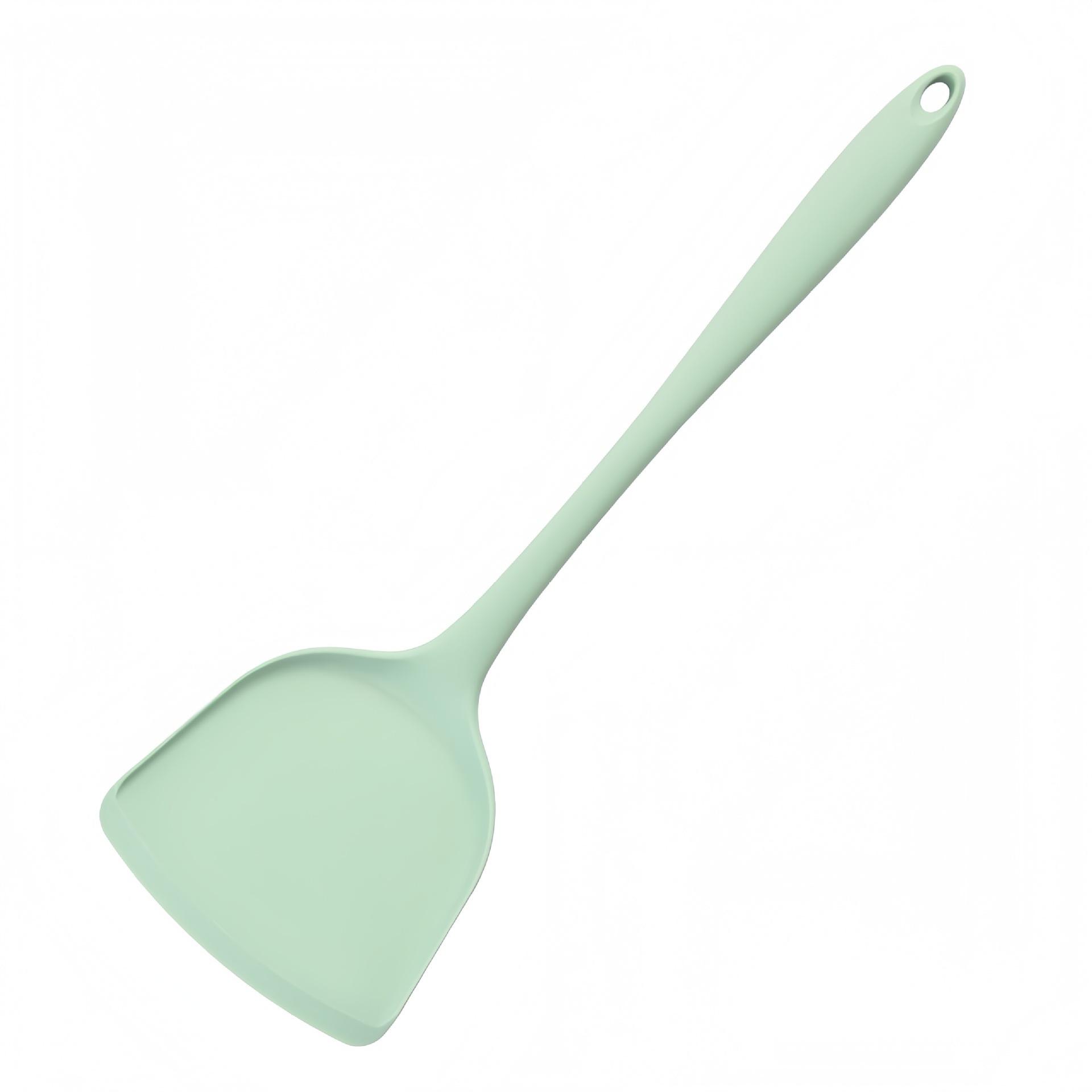 

Silicone spatula Non-stick pan Special shovel Light household cooking shovel Classic Chinese spatula Kitchen utensils nordic green