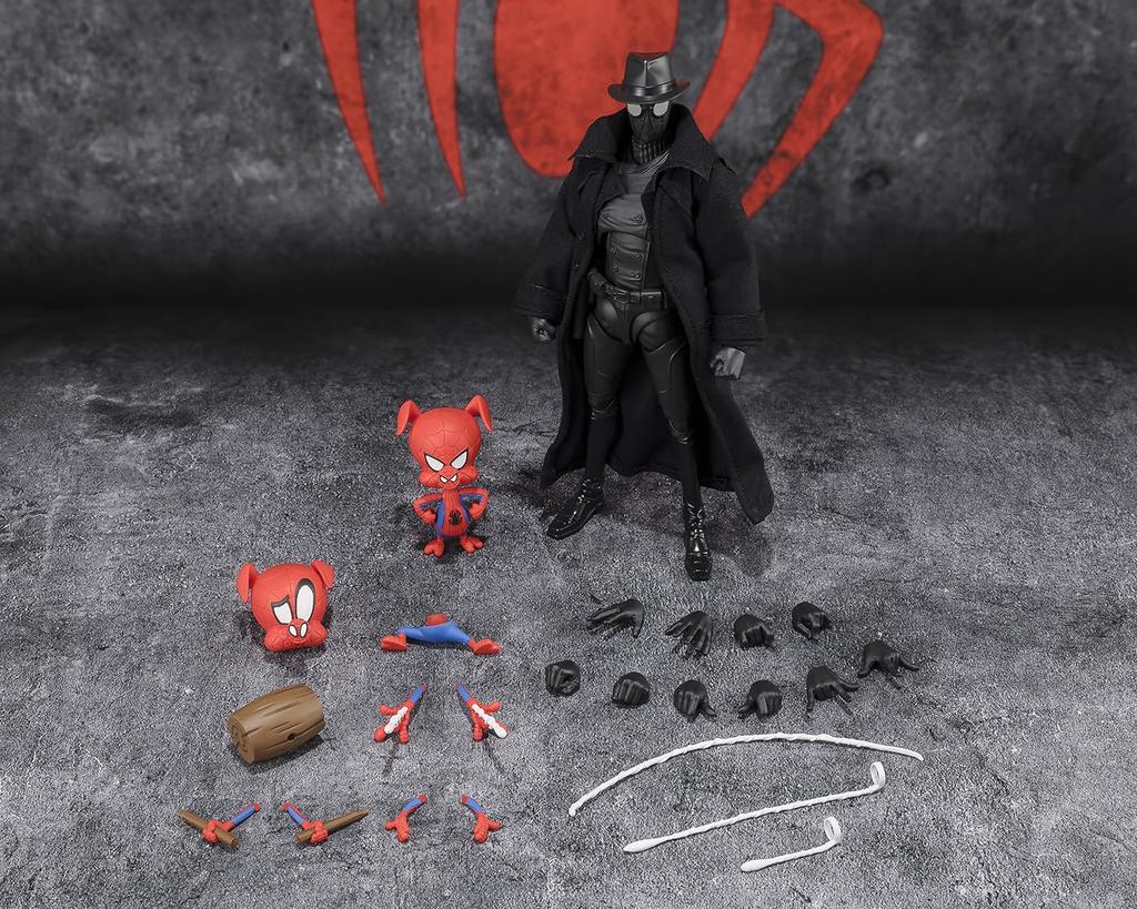TAMASHII NATIONS - Spider-Man: Across the Spider-Verse - Spider-Man Noir & Spider-Ham S.H.Figuarts Action Figures