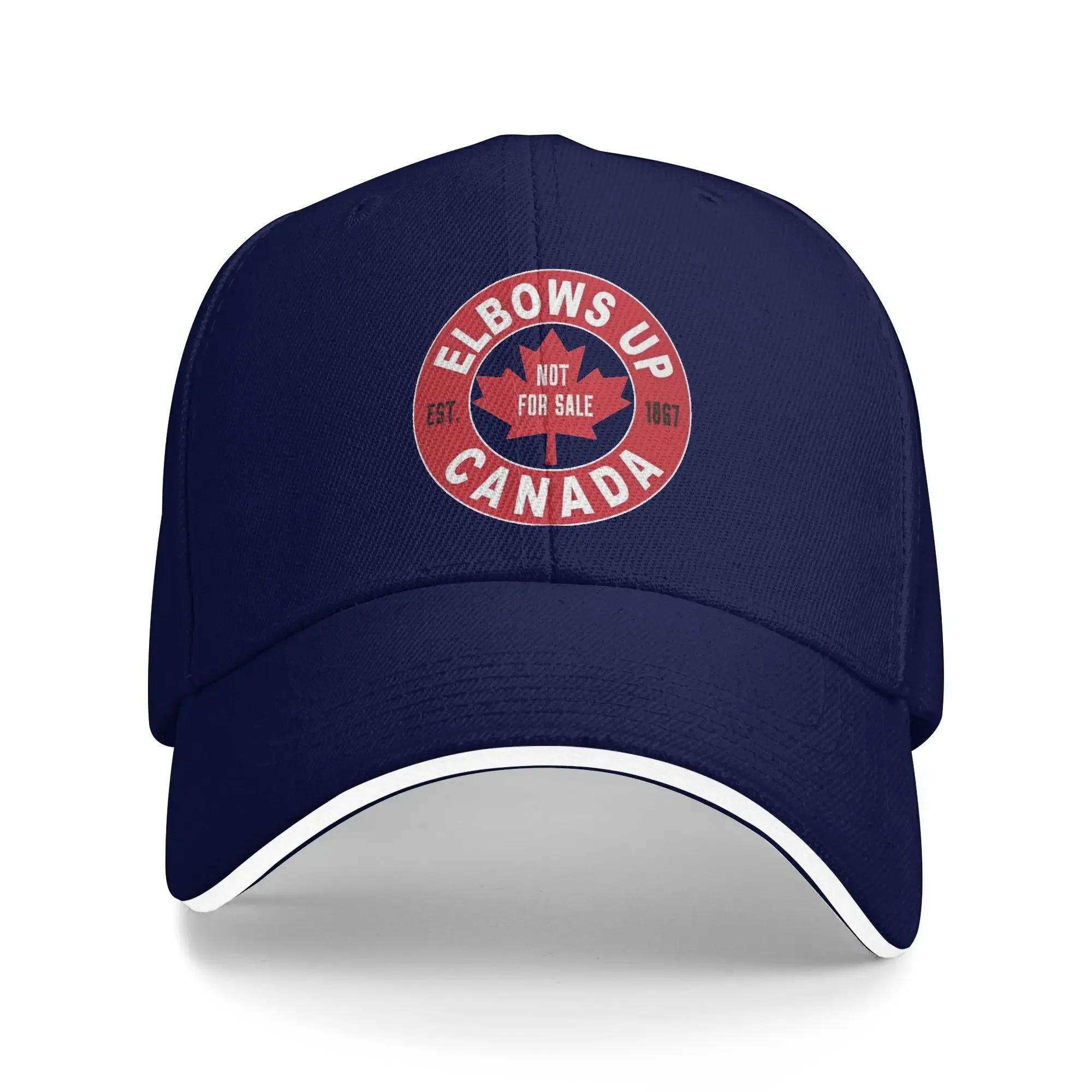 

Canada Elbows Up EST 1867 Design Baseball Cap Fashion Hip Hop Hats Summer Female Male Tennis Skate Caps One Size