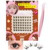 [LumiCafe] False Eyelashes - No Glue Needed [3-Second DIY Eyelash Extensions - Elegant Sweet Eye] Glue-Free False Eyelashes (ex05 Kahlúa Milk Eye)