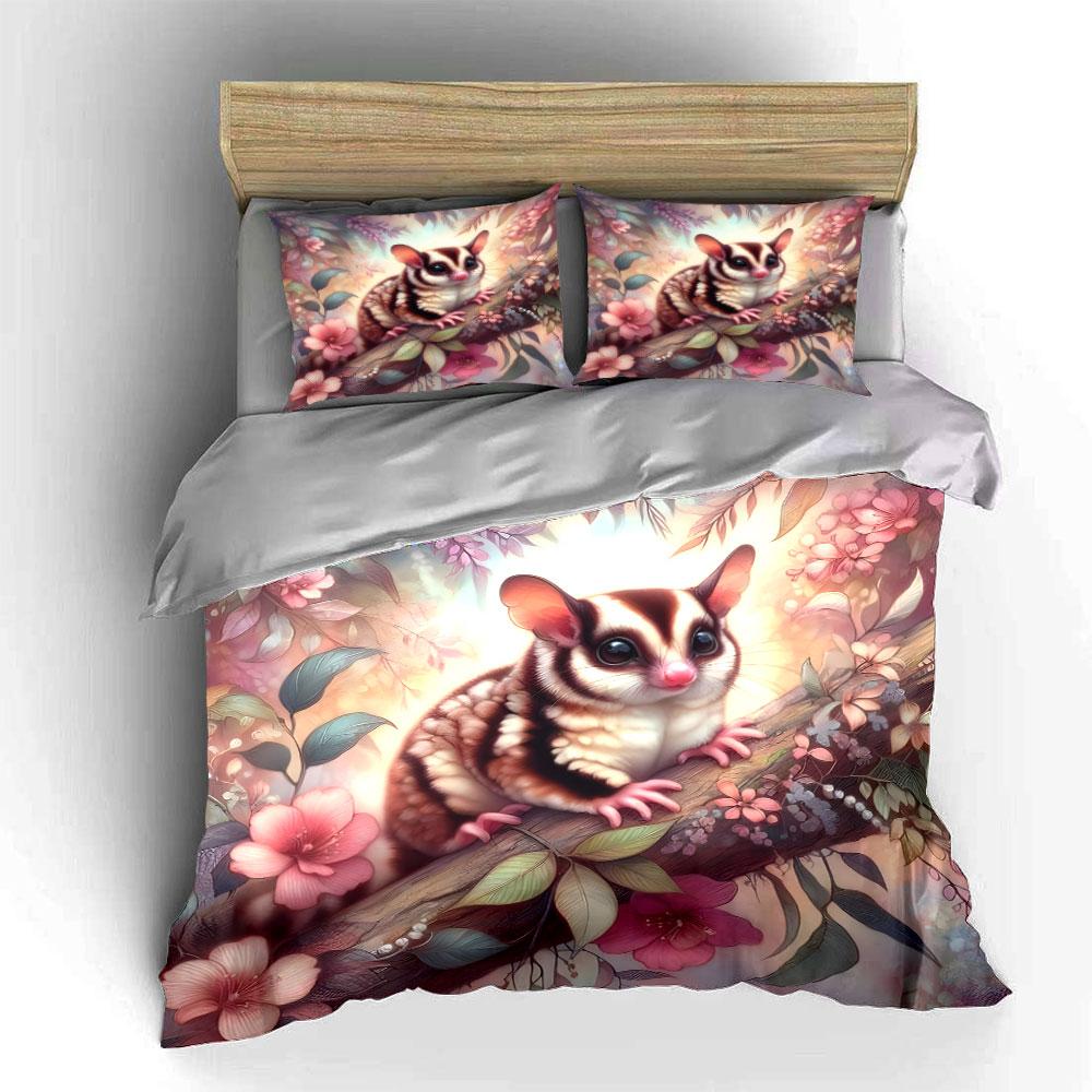 Whimsical forest critter charm Bedding sets Duvet covers Pillowcases(1* Duvet Cover 2* Pillowcases without duvet insert)