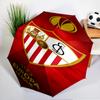 Sevi-lla Europa League Automatic Folding Umbrella - 8-Rib Travel Umbrella with Auto Open/Close & Portable, Gift for Christmas, Birthdays