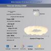 Nordic Modern Minimalist Cream Bubble Ceiling Light for Master Bedroom