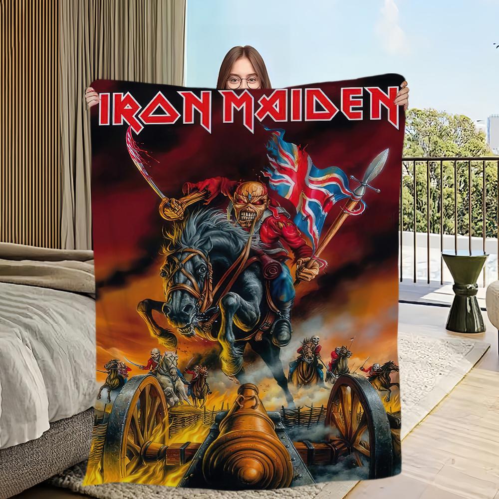 

Плед Iron Maidens М який та комфортний, приємний до шкіри, теплий, м який плюш для дивана, вітальні, офісу, спальні 30x40in