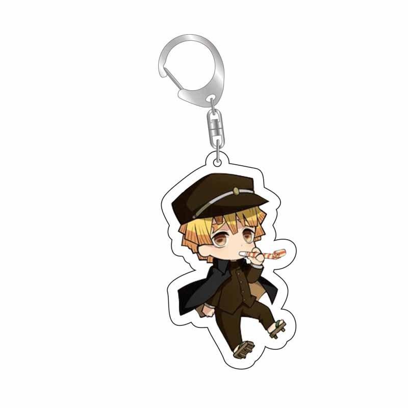 

Demon Slayer Kimetsu No Yaiba Infinity Castle Acrylic Key Ring Kamado Nezuko Tokitou Muichirou Action Figure Miniature Playthings
