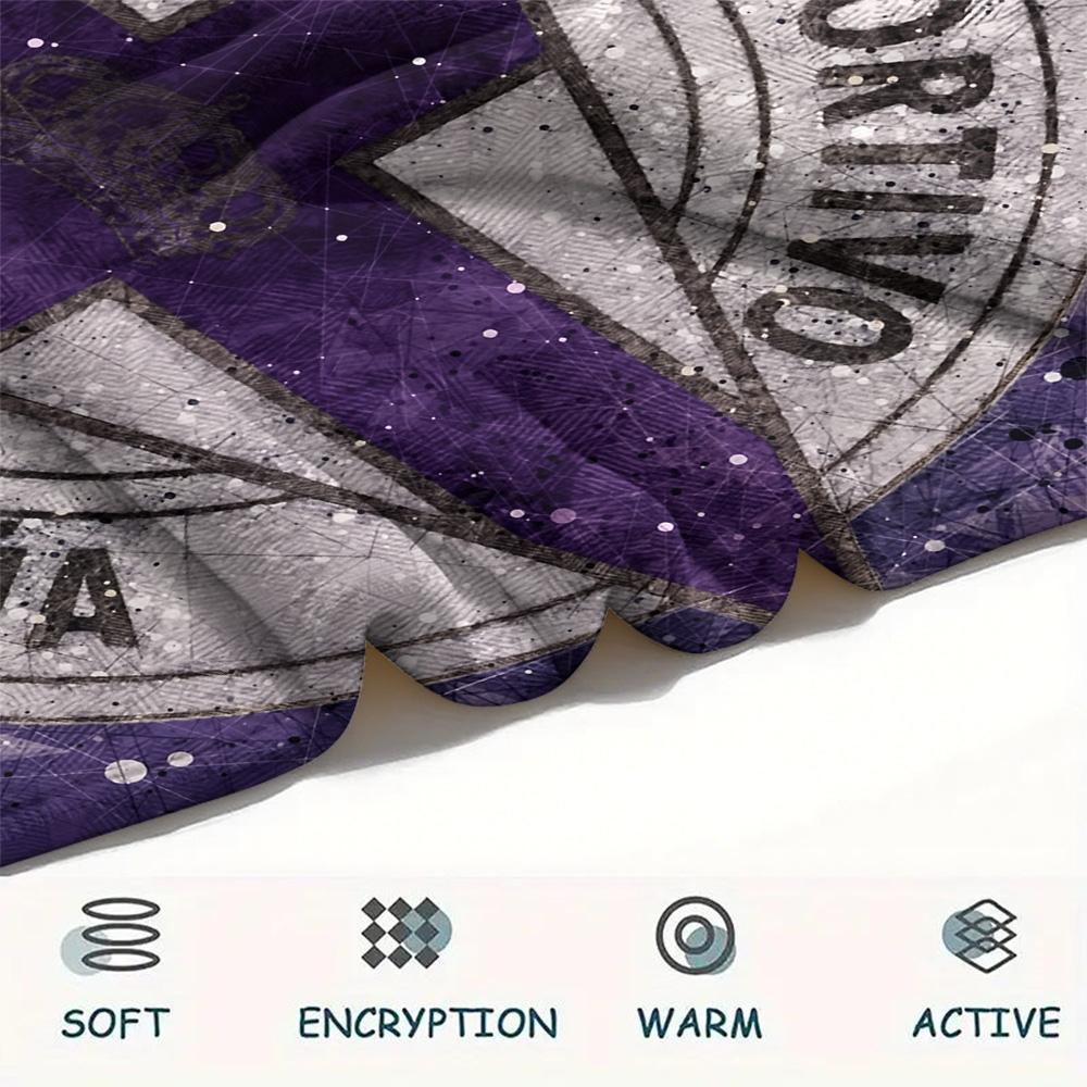 Deportivo de La Coruña Flanelldecke mit Aufdruck, Hohe Qualität, Bequem für alle Jahreszeiten, Heimdekoration, Wärme und Komfort