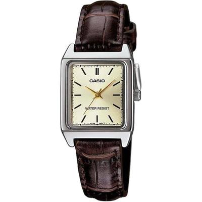 CASIO Standard Quartz Women's Watch LTP-V007L-9E Champagne Gold Brown Overseas Model [Par...