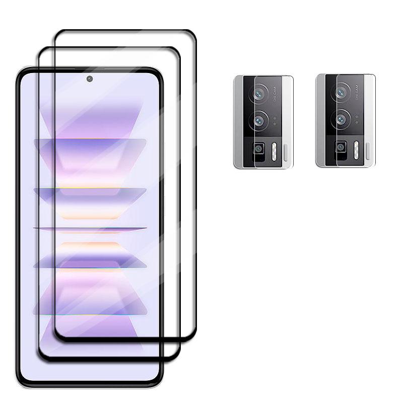 Full Cover Glass For Poco F5 Pro Tempered Glass Poco F5 Pro Screen Protector HD Protective Phone Lens Film Poco F5 Pro