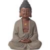 Zen Buddhist Ceramic Statue: Shakyamuni Buddha Desktop Ornament for Home Entrance Decor
