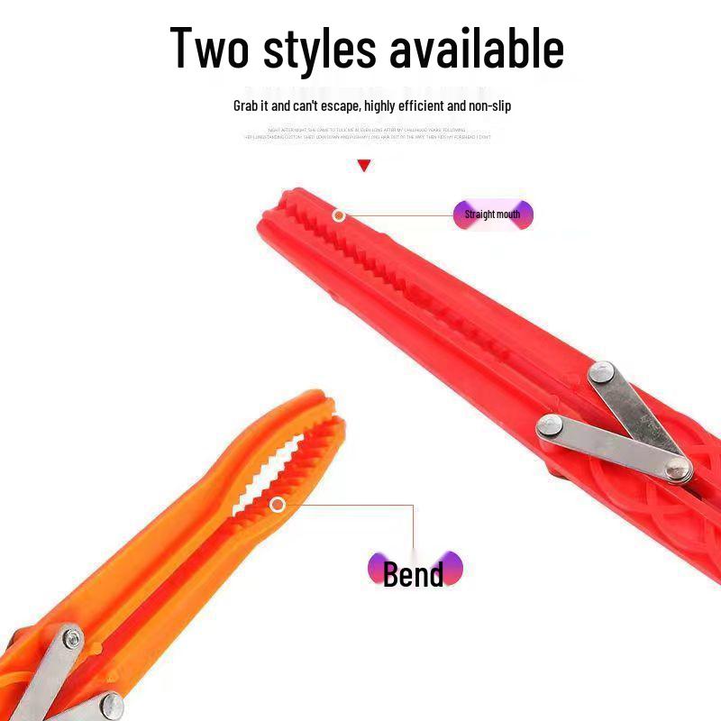 Non-slip Eel & Crab Catcher Pliers - Plastic Sea Raking Tool