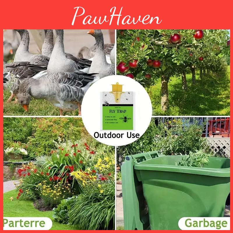 Spdak Grüne Fliegenfalle Hängend Wasserlöslicher Köder Fliegenkäfig Effektiver Fliegenfänger