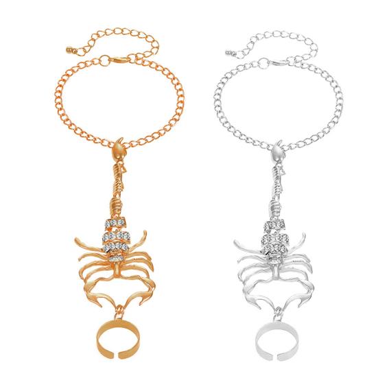 Fashionable Women Wristlet Faux Zircon Inlaid Accessories Ornamental