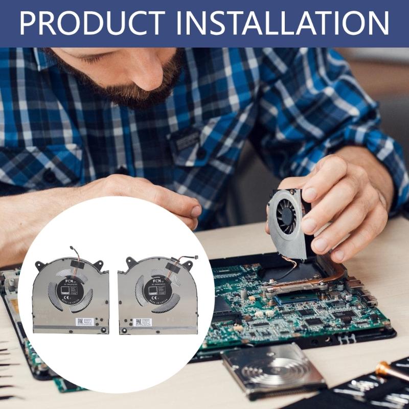 Replacement CPU Cooling Fan Notebook Cooling Metal Heat Dissipation Fan for R9000X 2022 Laptop Notebook Accessories