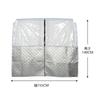 Ohbien Car Divider Curtain Transparent Double-Sided Zipper, Interior Partition, Open/Close Freely, Car Divider, Transparent